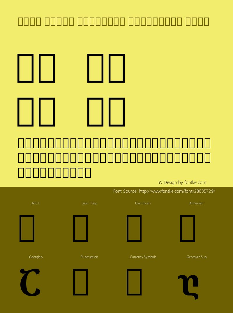 Noto Serif Georgian Condensed Bold Version 2.000图片样张