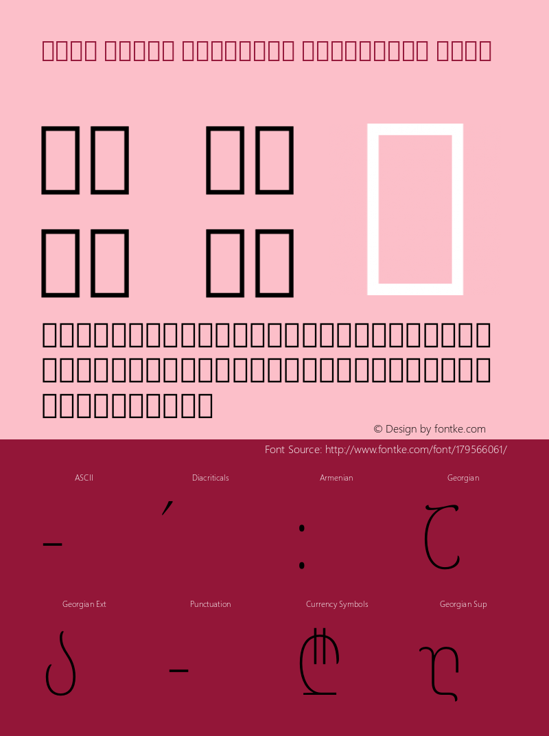 Noto Serif Georgian Condensed Thin Version 2.001图片样张