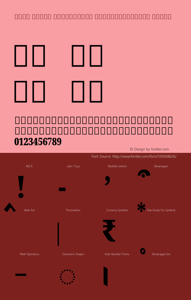 Noto Serif Devanagari ExtraCondensed Black Version 2.001; ttfautohint (v1.8.3) -l 8 -r 50 -G 200 -x 14 -D deva -f none -a qsq -X 