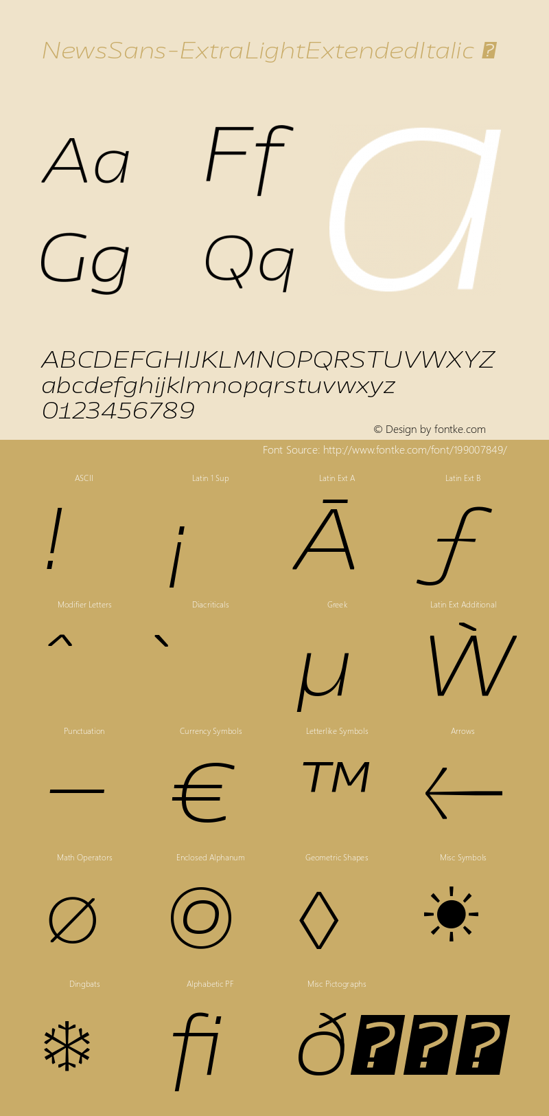 ☞NewsSans ExtraLightExtended Italic Version 1.000; ttfautohint (v1.5);com.myfonts.easy.charactertype.newssans.extralight-extended-italic.wfkit2.version.5nzd图片样张