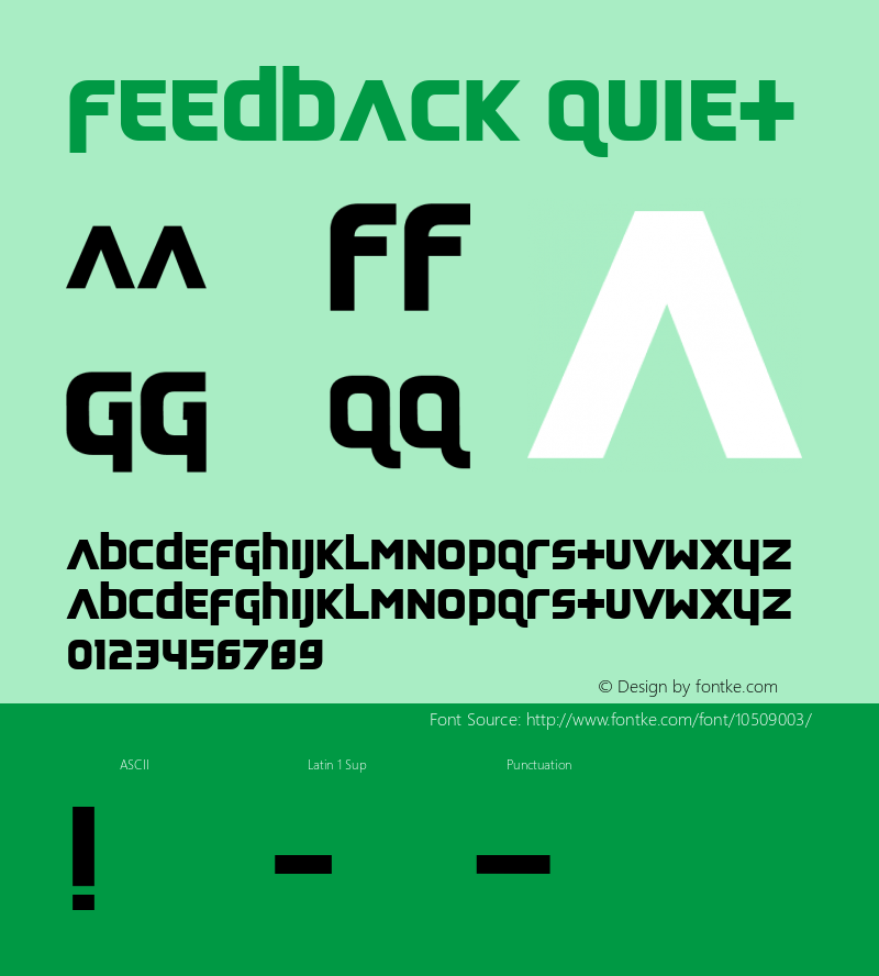 Feedback Quiet Version 1.01图片样张