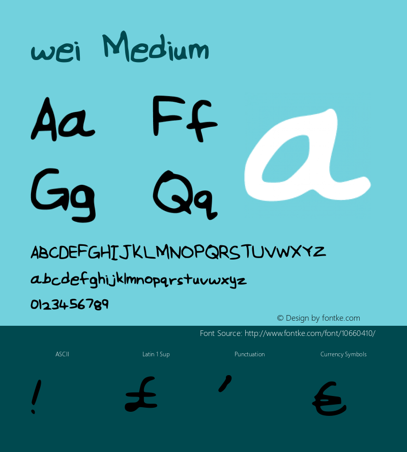 wei Medium Version 001.000图片样张