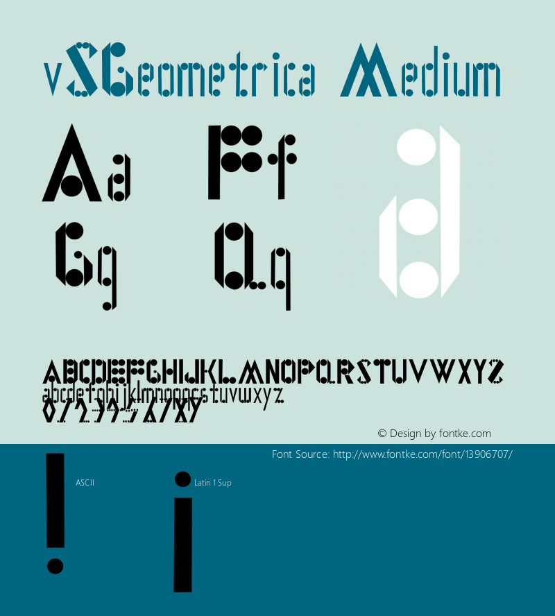 vSGeometrica Medium Version 001.0.0 图片样张