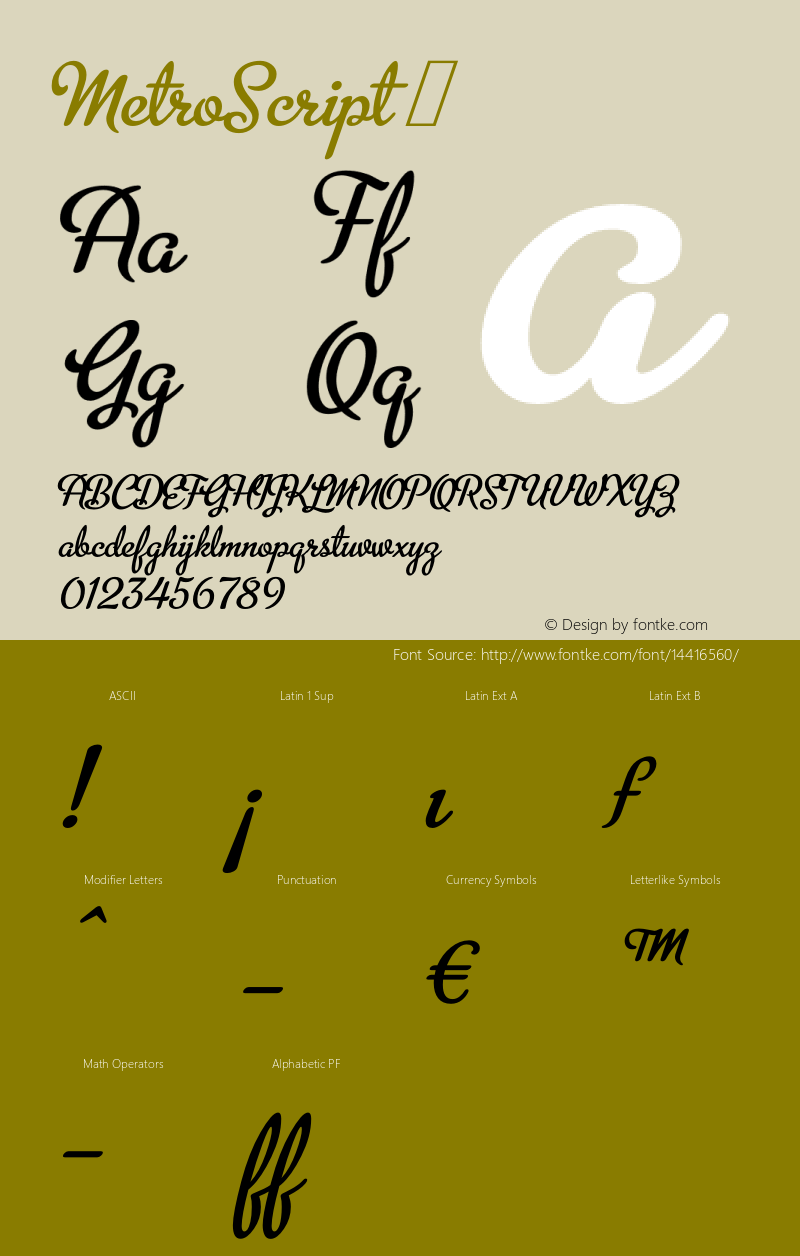 MetroScript ☞ 1.000;com.myfonts.alphabetsoup.metroscript.regular.wfkit2.32hF图片样张