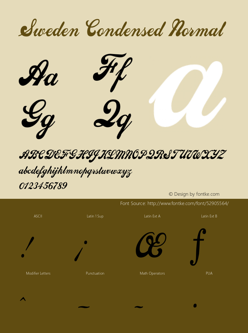 SwedenCondensedNormal Altsys Fontographer 4.1 1/10/95 {DfLp-URBC-66E7-7FBL-FXFA}图片样张