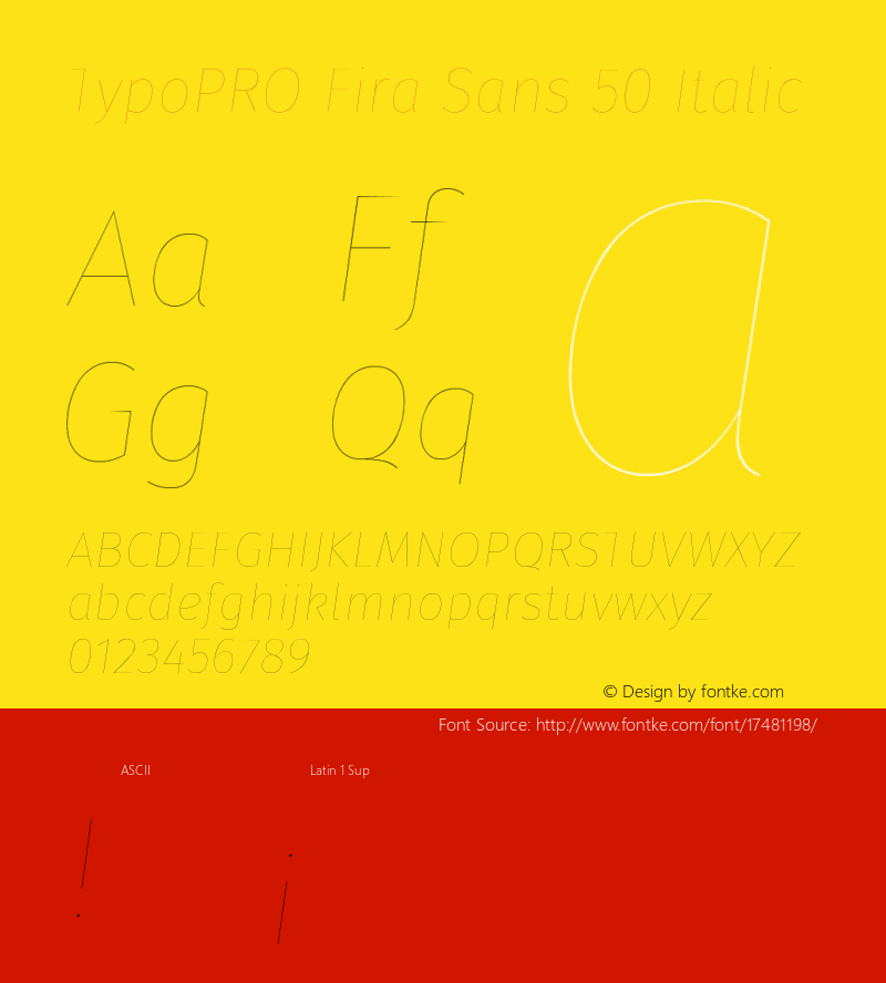 TypoPRO Fira Sans 50 Italic Version 4.106;PS 004.106;hotconv 1.0.70;makeotf.lib2.5.58329图片样张