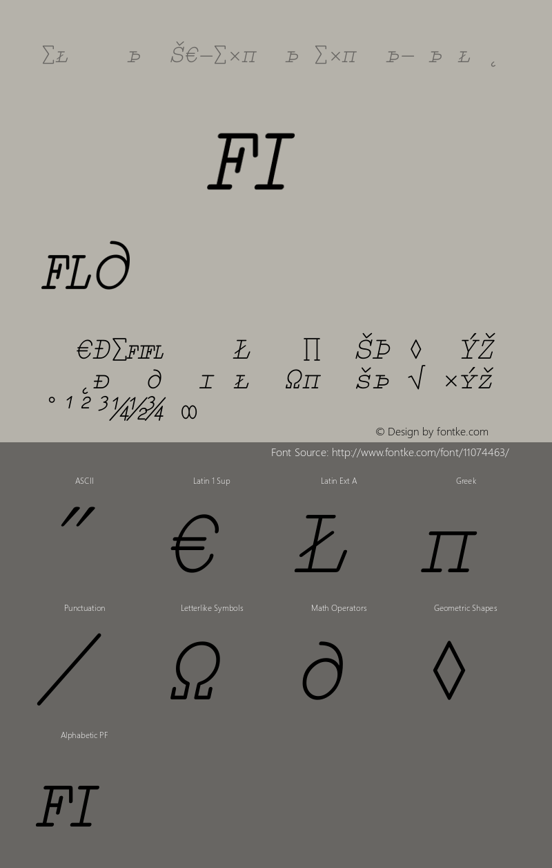 Elementa SC-Expert Expert-Italic Version 001.000图片样张