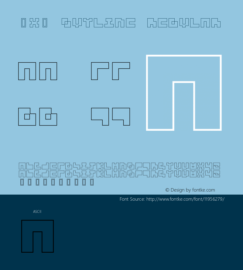 3x3 outline Regular Version 1.000;PS 001.000;hotconv 1.0.38图片样张