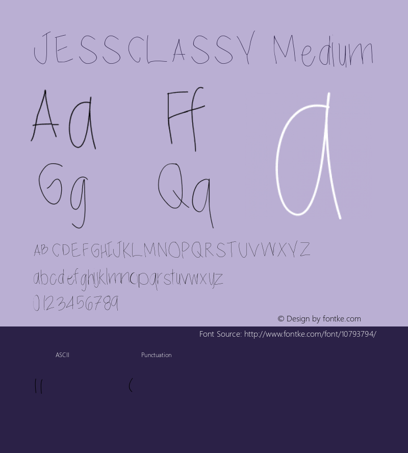 JESSCLASSY Medium Version 001.000图片样张