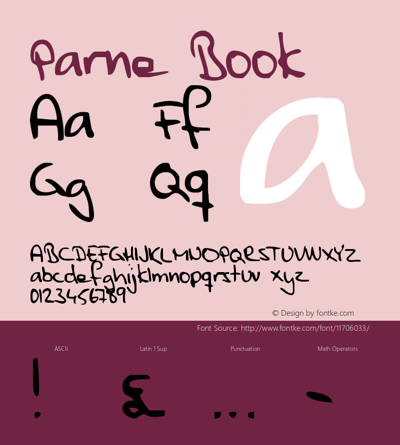 Parne Book Version 2000; 1.0, initial r图片样张