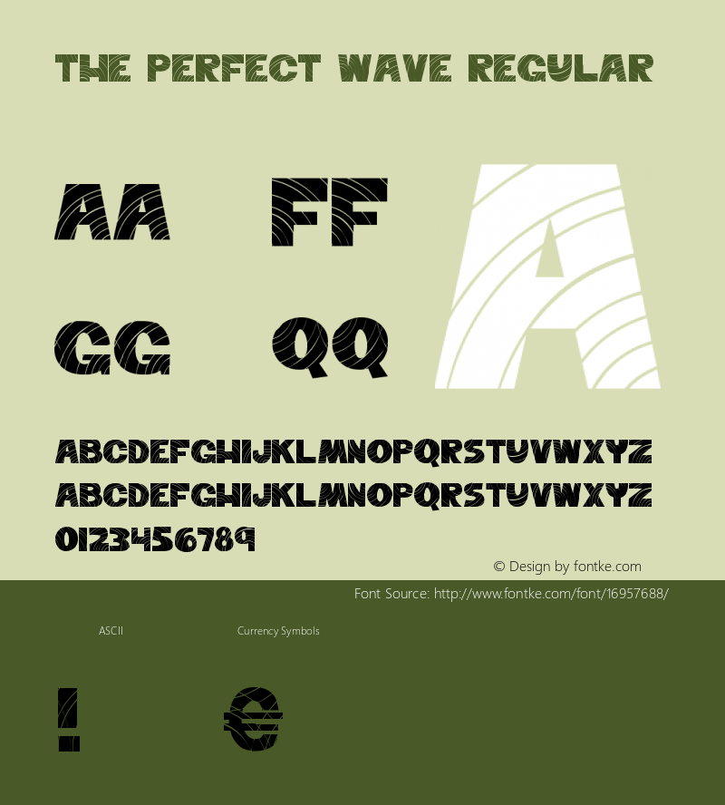 The Perfect Wave Regular Version 1.000;PS 001.001;hotconv 1.0.56图片样张