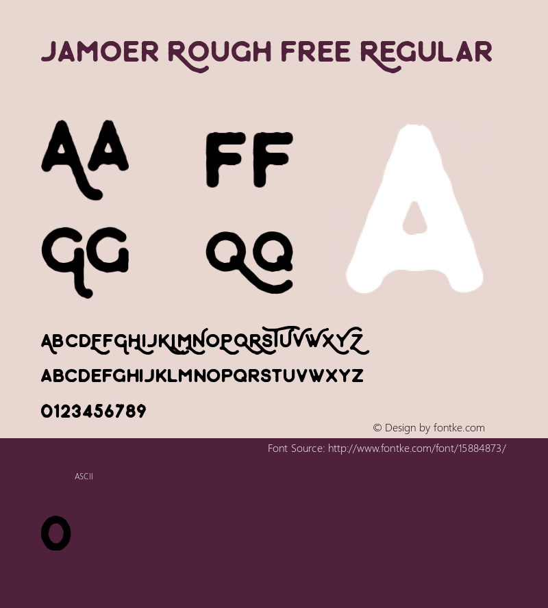 Jamoer Rough Free Regular Unknown图片样张
