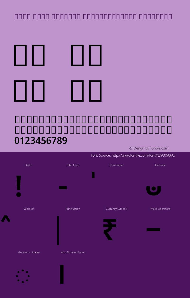 Noto Sans Kannada SemiCondensed SemiBold Version 2.001; ttfautohint (v1.8.3) -l 8 -r 50 -G 200 -x 14 -D knda -f none -a qsq -X 