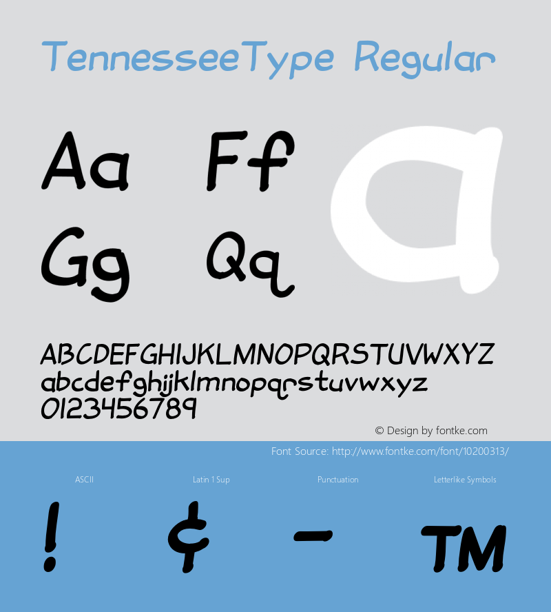 TennesseeType Regular 001.000图片样张