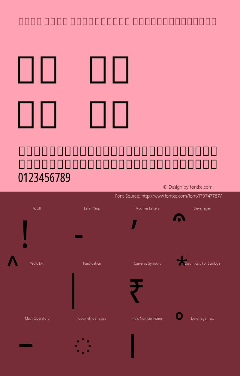 Noto Sans Devanagari ExtraCondensed Version 2.001; ttfautohint (v1.8.4) -l 8 -r 50 -G 200 -x 14 -D deva -f none -a qsq -X 