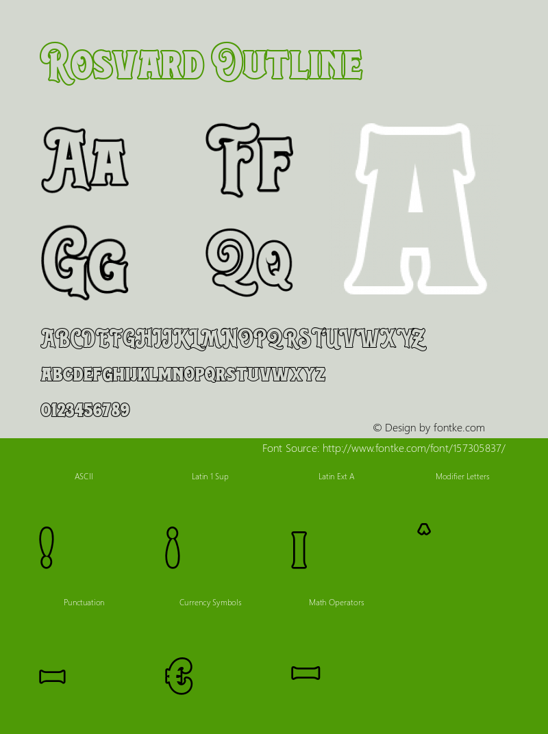 Rosvard Outline Version 1.000;hotconv 1.0.109;makeotfexe 2.5.65596图片样张