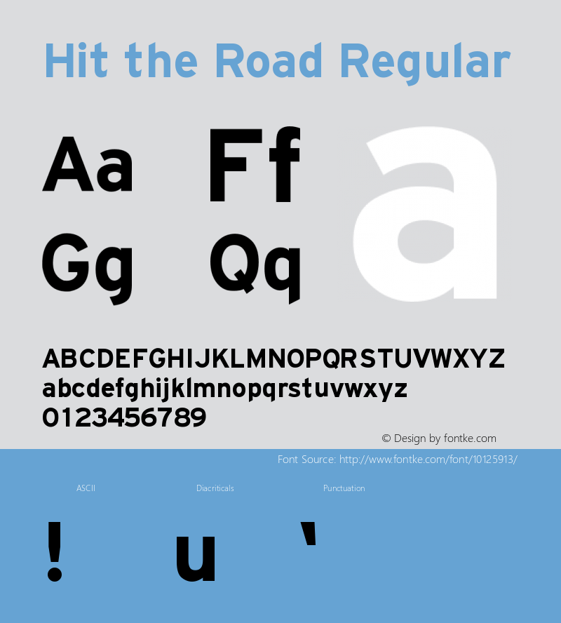 Hit the Road Regular Version 1.00图片样张