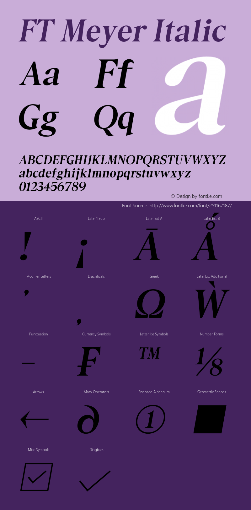 FT Meyer Regular Italic Version 1.000;Glyphs 3.1.2 (3151)图片样张