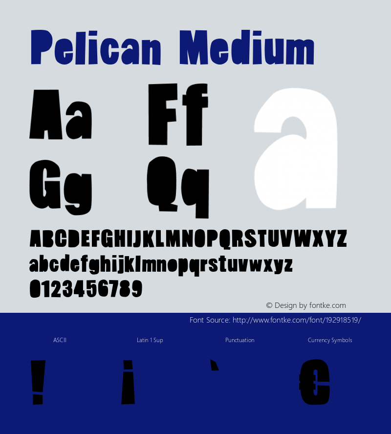 Pelican-Medium Version 001.000图片样张