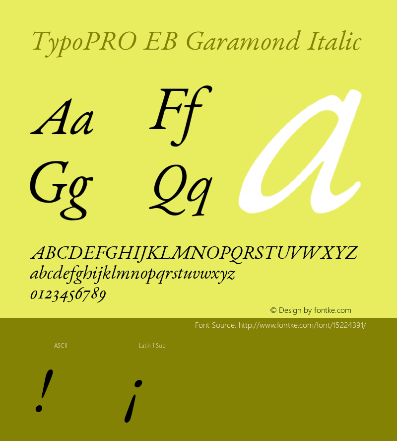 TypoPRO EB Garamond Italic Version 000.014图片样张