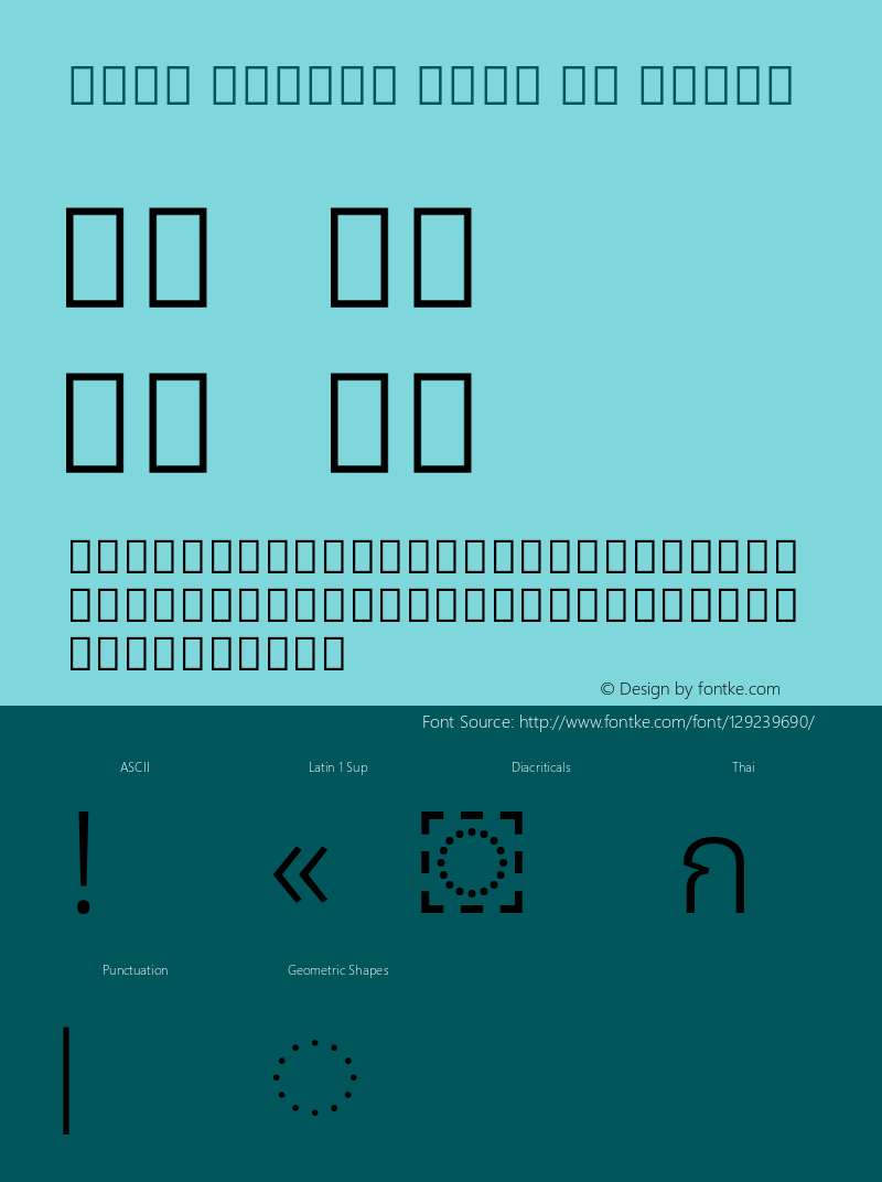 Noto Looped Thai UI Light Version 1.00; ttfautohint (v1.8.3) -l 8 -r 50 -G 200 -x 14 -D thai -f none -a qsq -X 