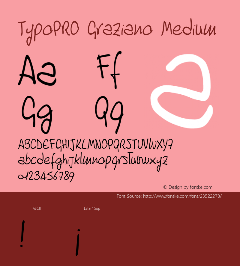 TypoPRO Graziano Version 001.000图片样张