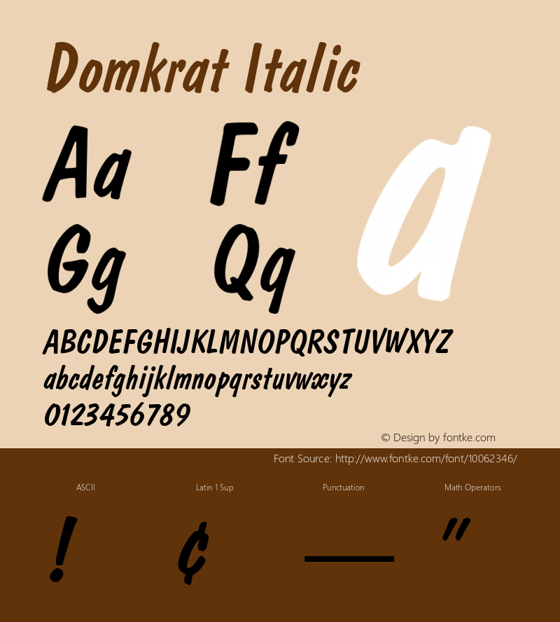 Domkrat Italic 001.001图片样张