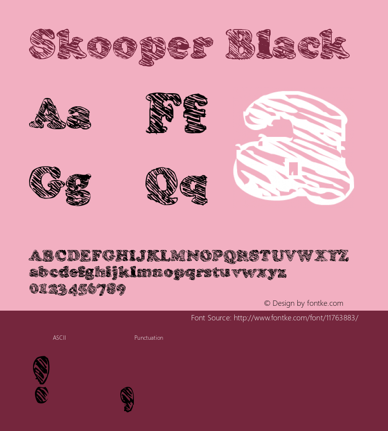 Skooper Black Version Macromedia Fontograp图片样张