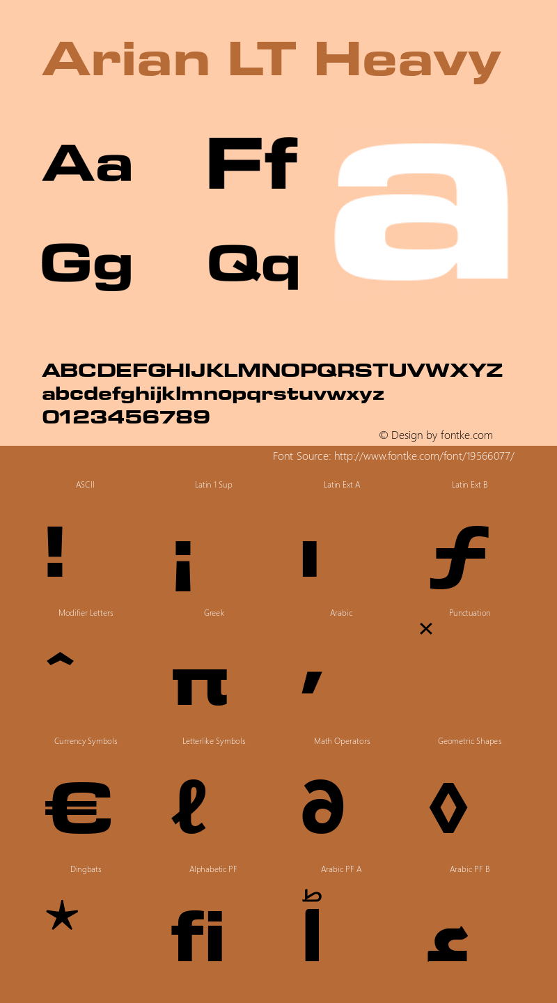 Arian LT  Heavy Version 2.00;com.myfonts.easy.linotype.arian.std-heavy.wfkit2.version.48Yx图片样张