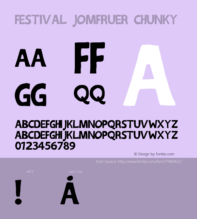 Festival Jomfruer chunky Version 1.000图片样张