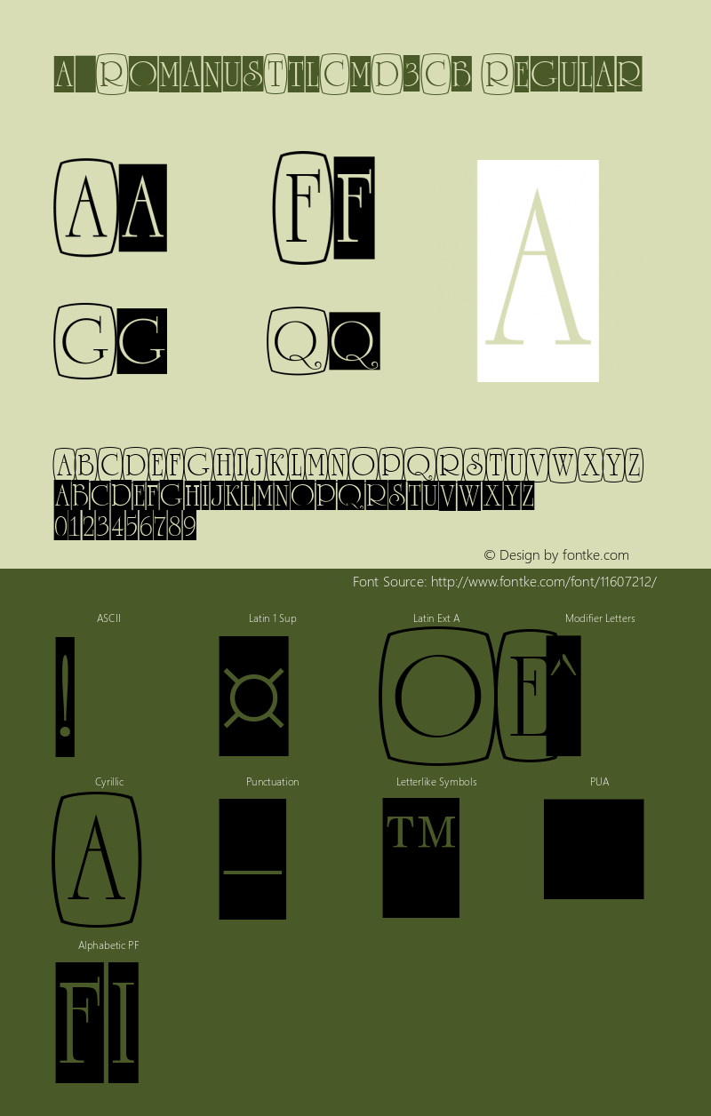 a_RomanusTtlCmD3Cb Regular 01.03图片样张