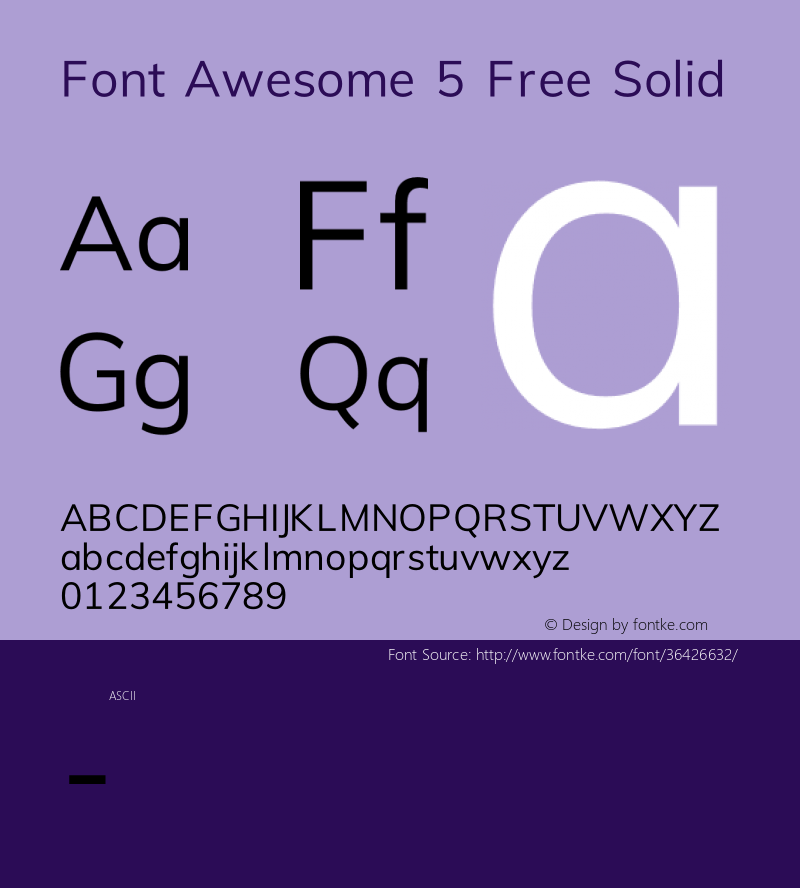 Font Awesome 5 Free Solid 330.241 (Font Awesome version: 5.10.1)图片样张