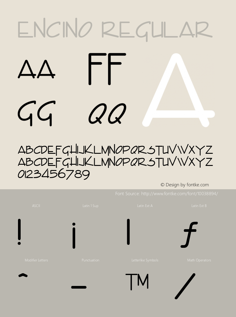 Encino Regular The IMSI MasterFonts Collection, tm 1995 IMSI图片样张