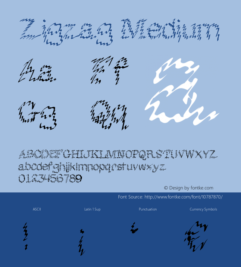 Zigzag Medium Version 001.000图片样张