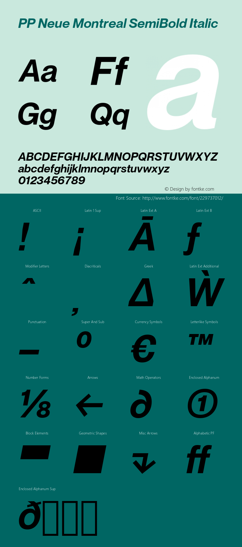 PP Neue Montreal SemiBold Italic Version 2.000; build 0013图片样张