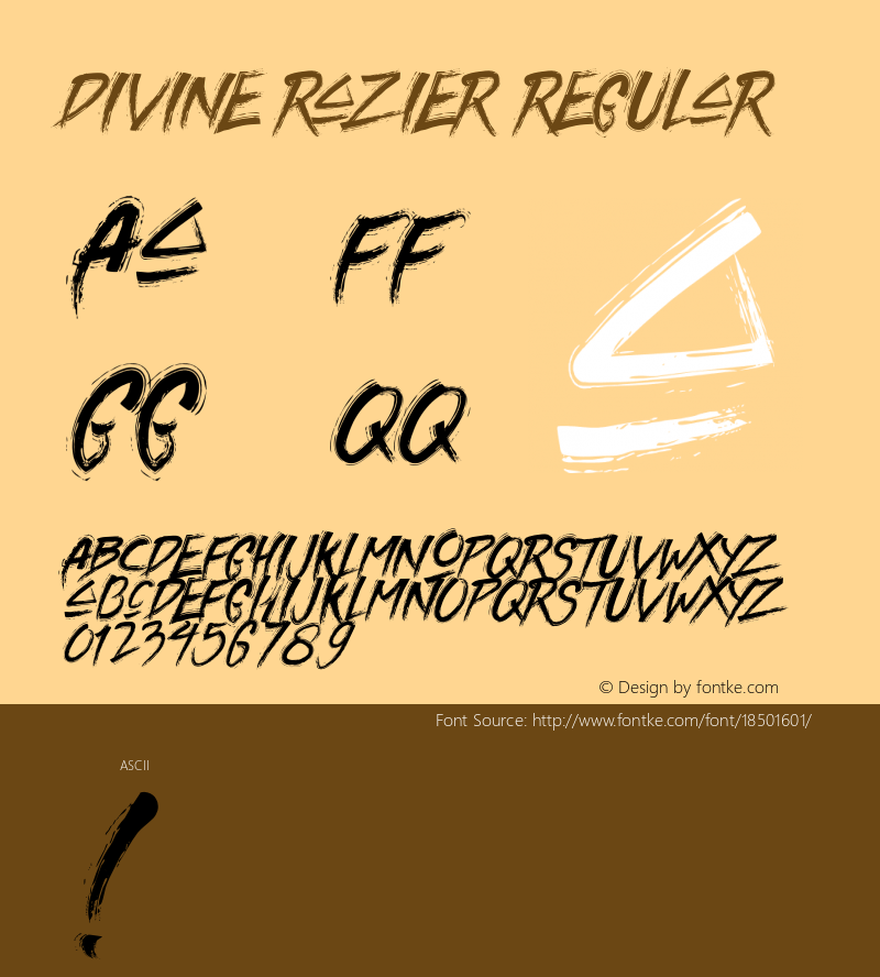 Divine Razier Regular Version 1.000图片样张