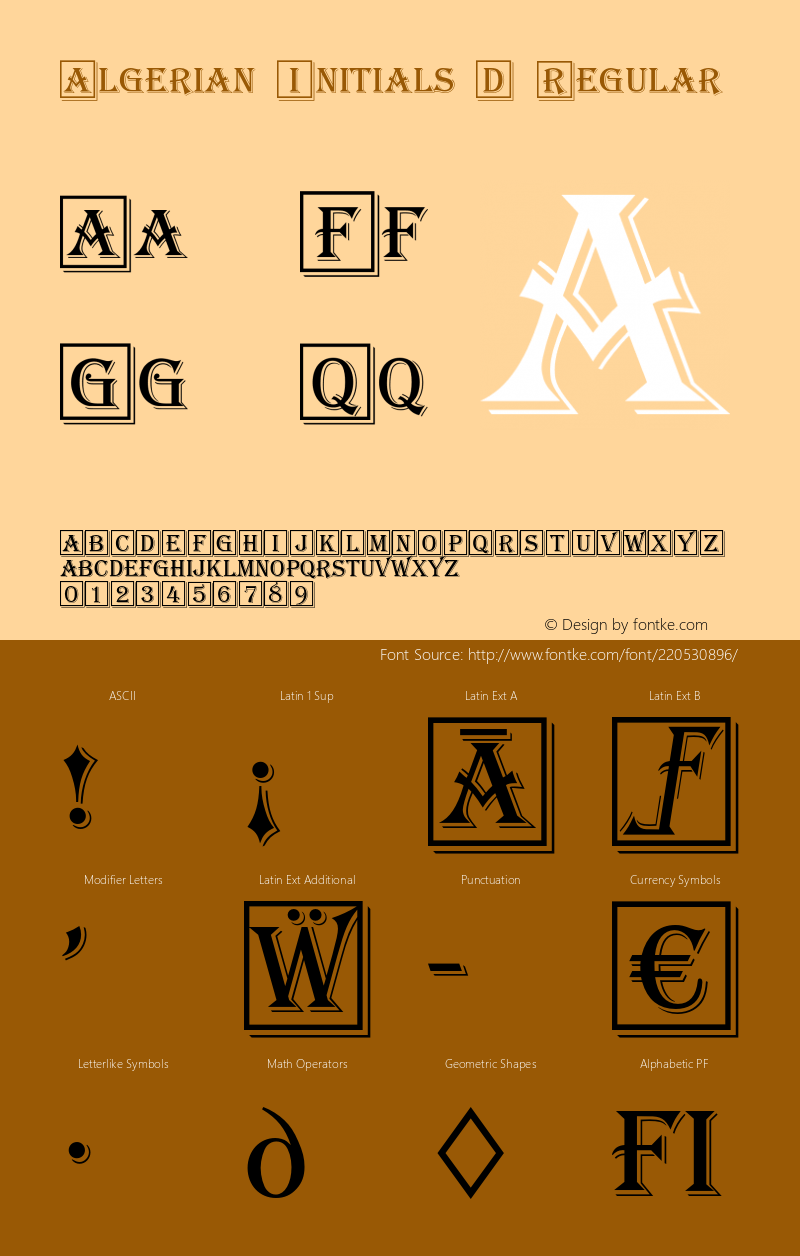 AlgerianIniD Version 1.000;PS 1.00;hotconv 1.0.57;makeotf.lib2.0.21895图片样张