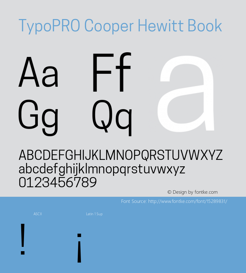 TypoPRO Cooper Hewitt Book 1.000图片样张