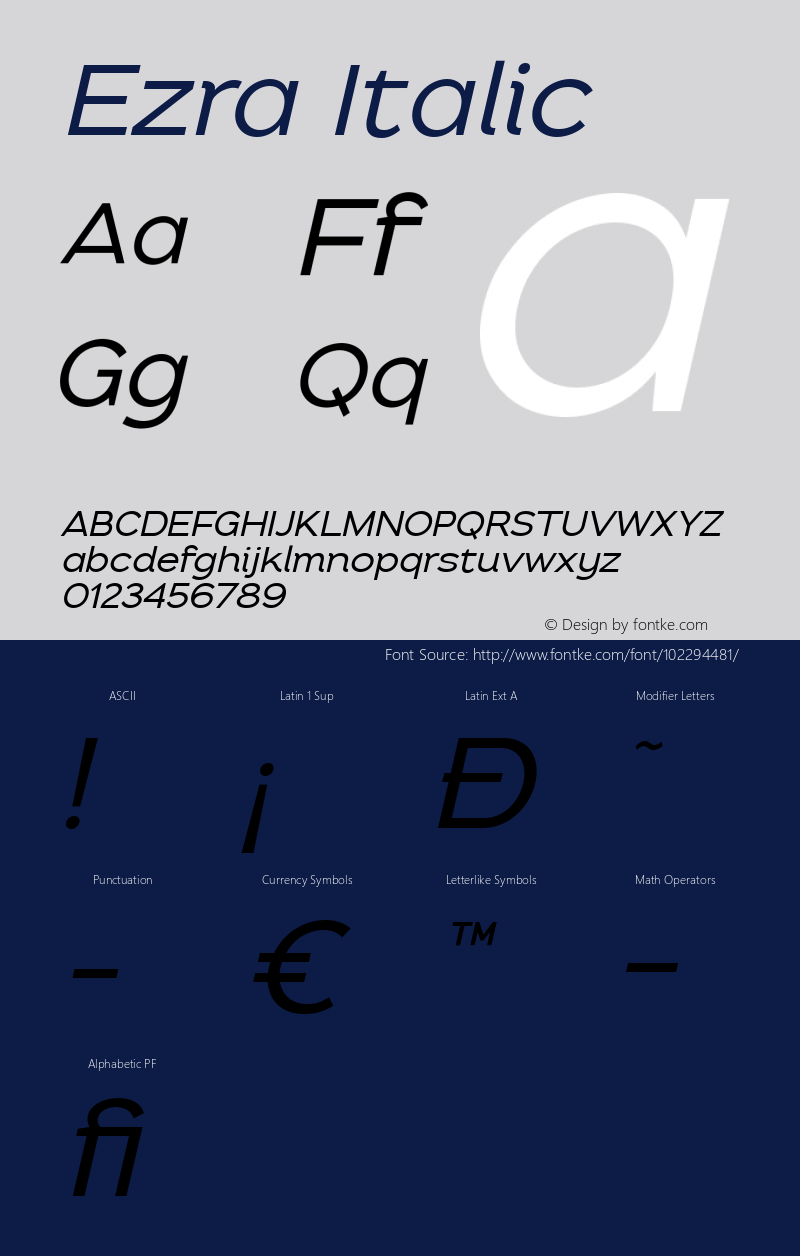 Ezra-Italic 1.000图片样张