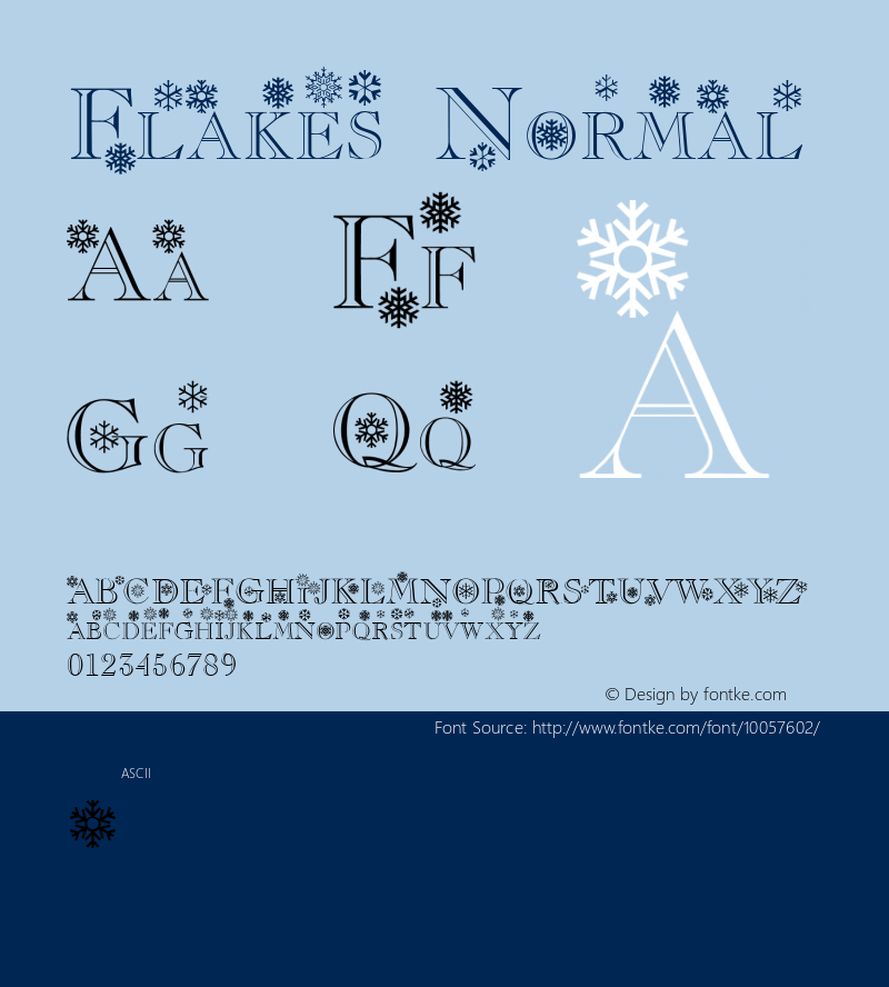 Flakes Normal 1.0 Fri Dec 05 22:18:24 1997图片样张