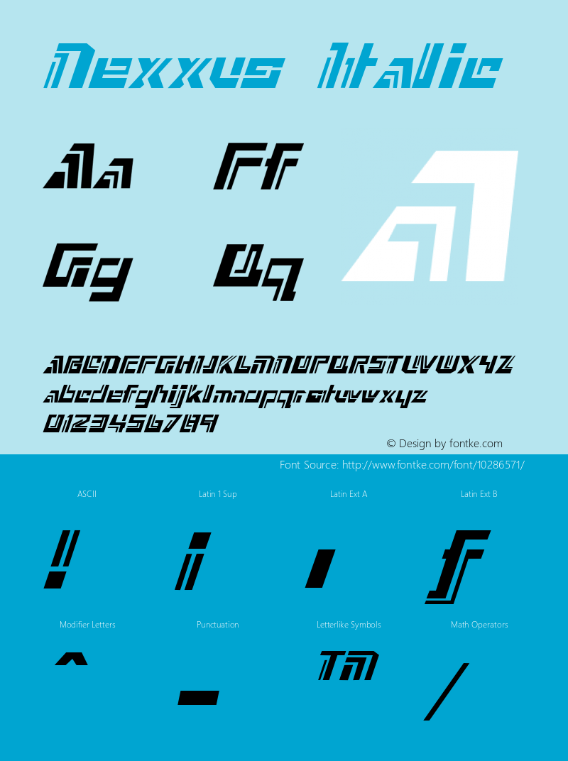 Nexxus Italic The WSI-Fonts Professional Collection图片样张