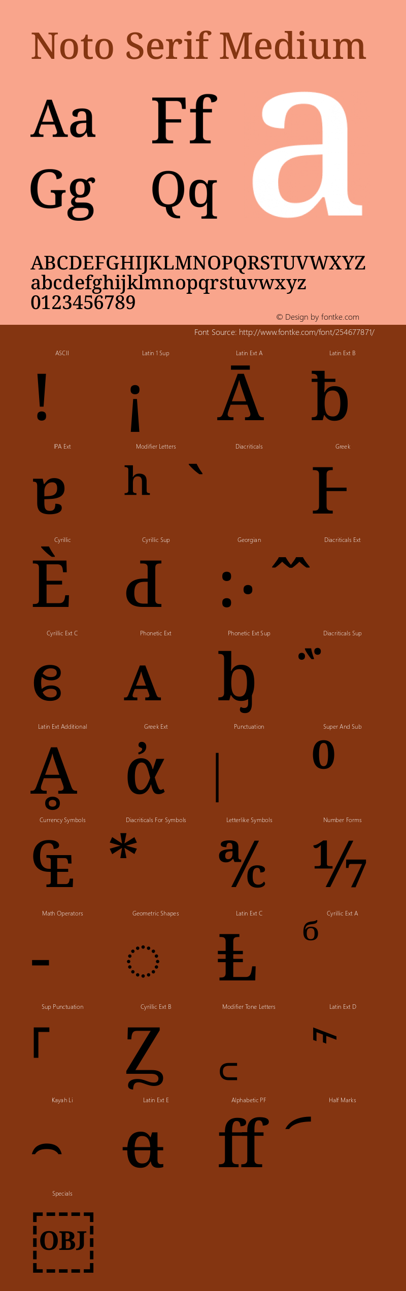 Noto Serif Medium Version 2.013图片样张