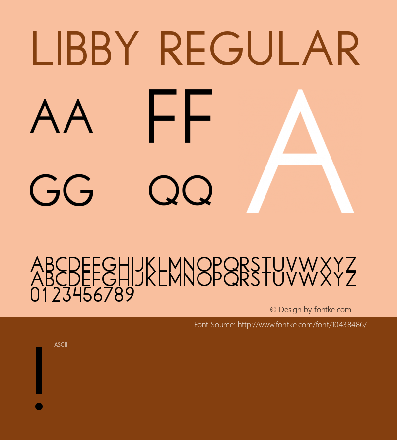 Libby Regular Version 1.00图片样张