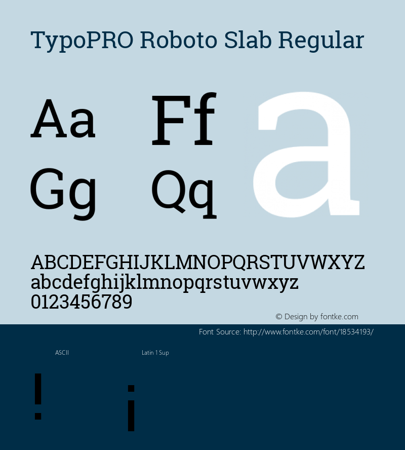 TypoPRO Roboto Slab Regular Version 1.100263; 2013; ttfautohint (v0.94.20-1c74) -l 8 -r 12 -G 200 -x 14 -w 