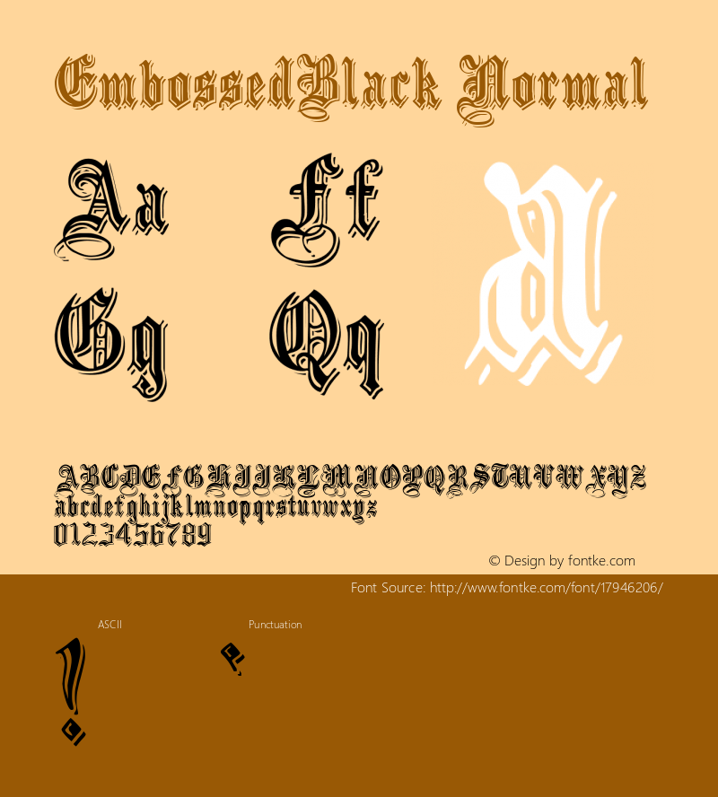 EmbossedBlack Normal 1.000图片样张