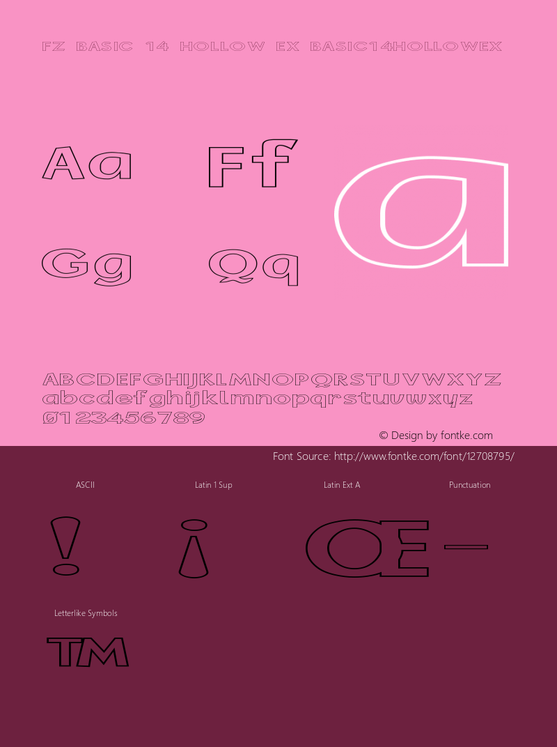 FZ BASIC 14 HOLLOW EX BASIC14HOLLOWEX Version 1.000图片样张