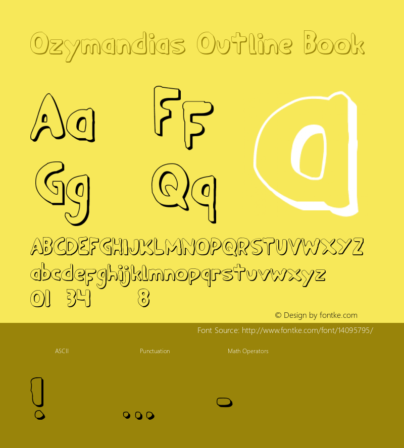 Ozymandias Outline Book Version 1图片样张