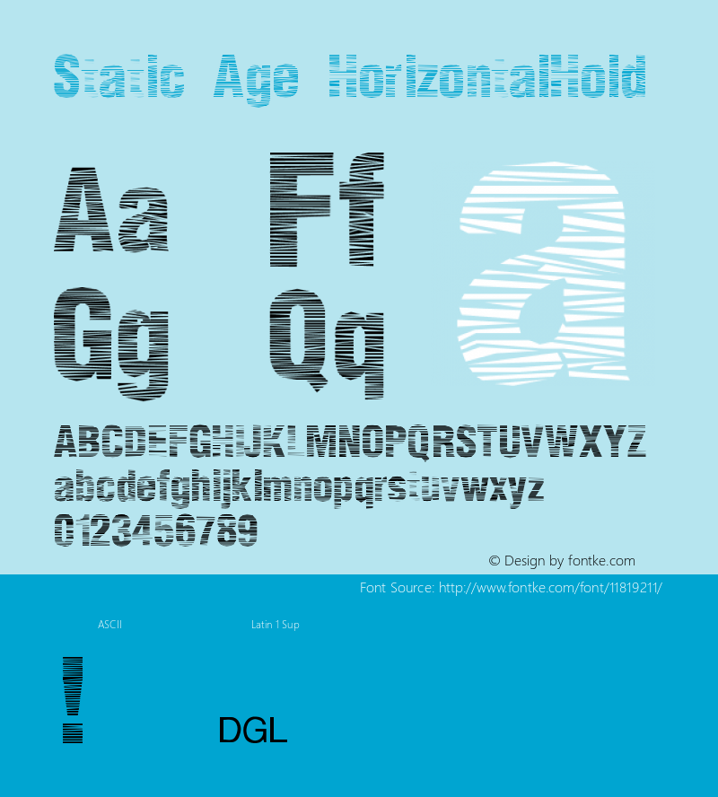 Static Age HorizontalHold Version 1.03图片样张