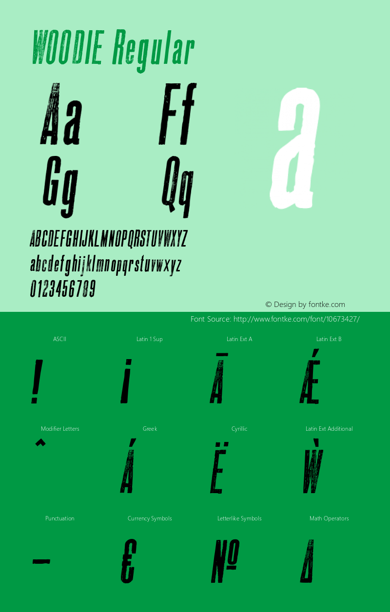 WOODIE Regular Version 1.000;com.myfonts.borutta.woodie.italic.wfkit2.3ZGf图片样张