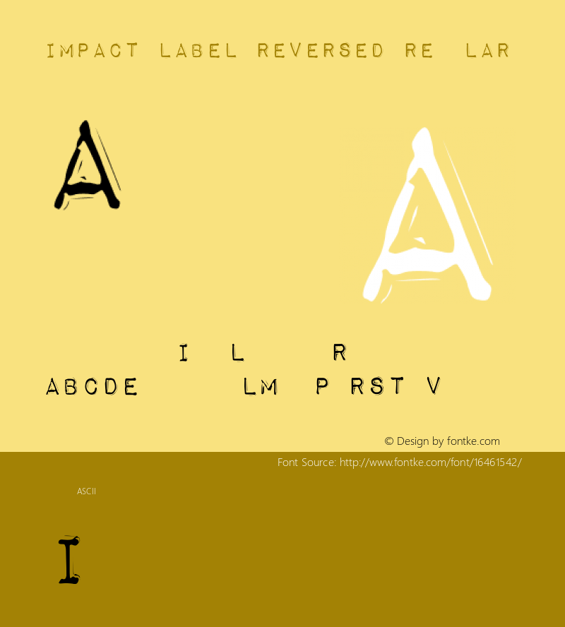 Impact Label Reversed Regular Version 2.000图片样张